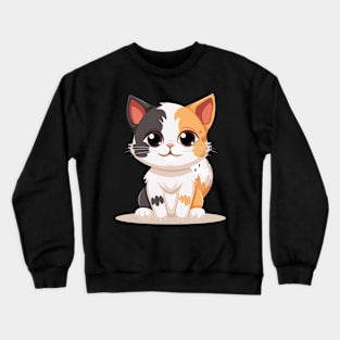 cute cat Crewneck Sweatshirt